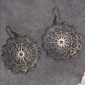 Metal mándala Earrings